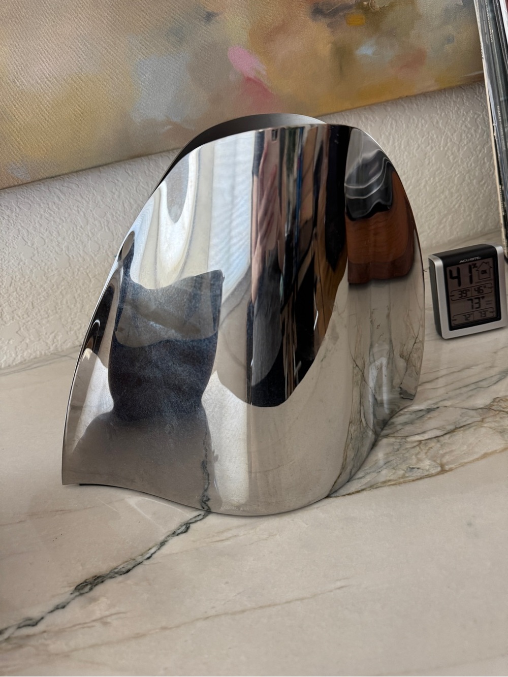 Vintage Ice Bucket/ champagne cooler in Stainless Steel by Georg Jensen